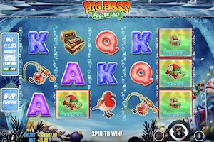 Big Bass Christmas Frozen Lake