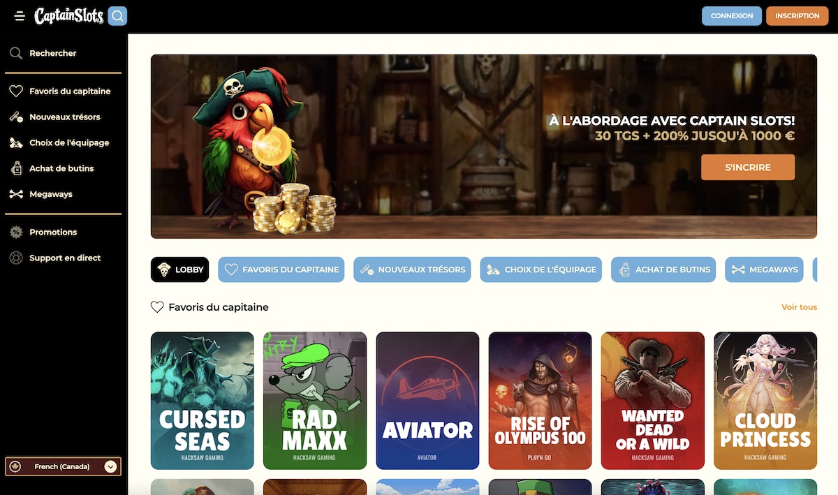 captain slots casino avis