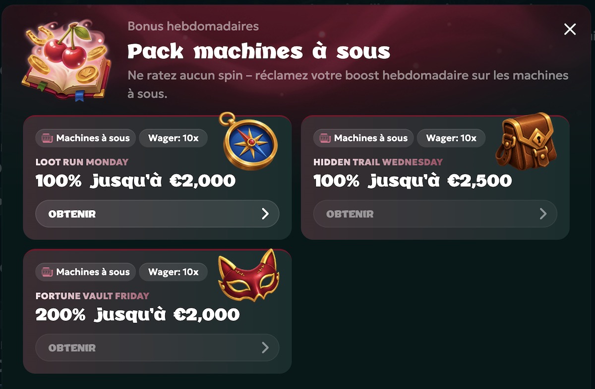 rivo casino bonus hebdomadaire