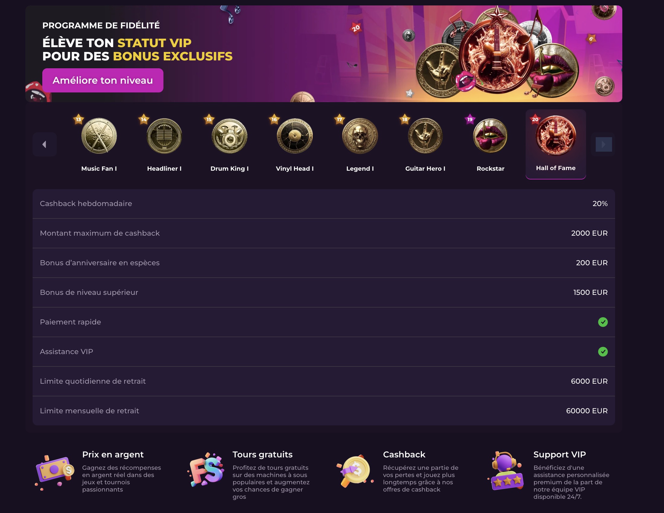 rockstar casino vip