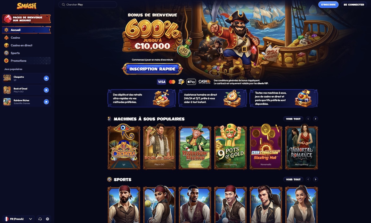 smash casino avis