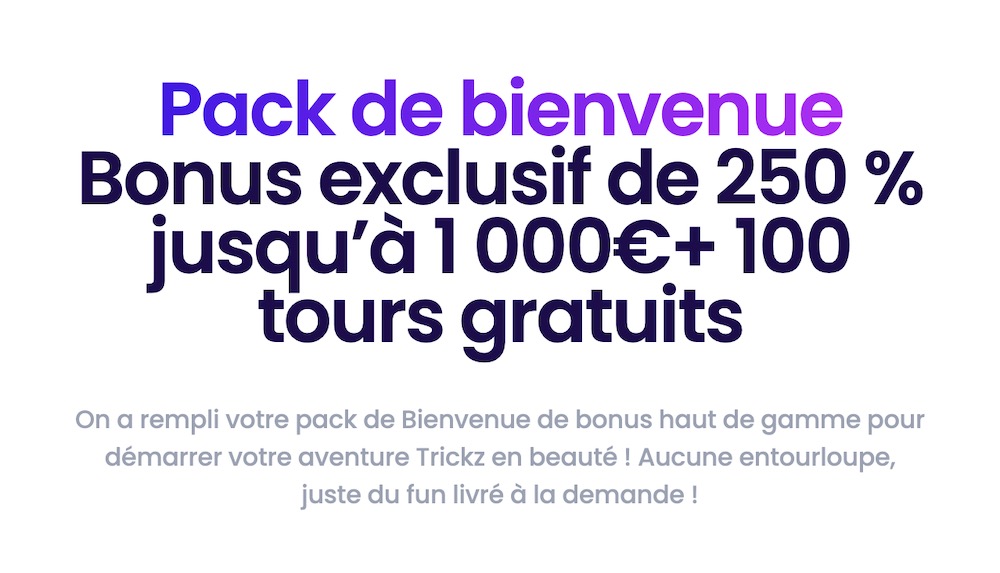 trickz casino bonus