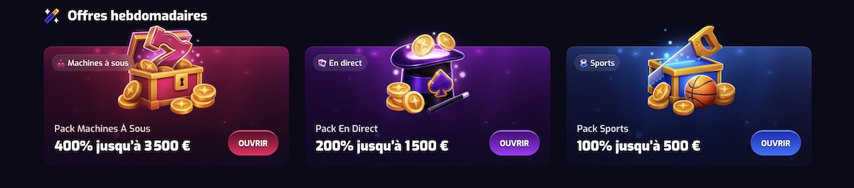 trixino bonus hebdomadaire